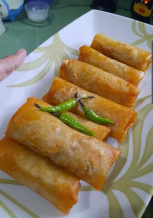 Foto resep Lumpia rebung ayam