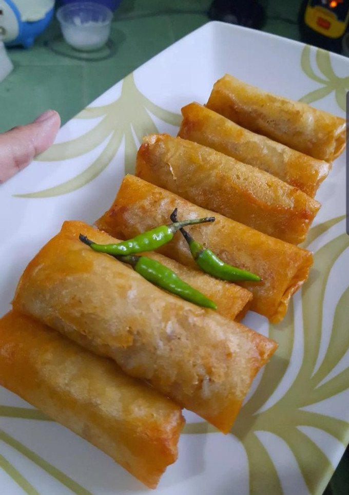 Foto resep Lumpia rebung ayam