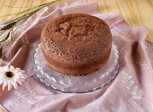 Una foto de 🍰 Genoise de chocolate 🍰 Batidora en acción ⚡⚡Receta del maestro Gross