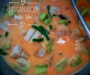 Resep Terbaru Jangan lodeh terong tahu Gurih Mantul