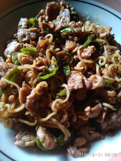 Foto resep Mie goreng tempe