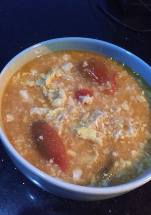 Foto resep Telor kuah tomat simpel