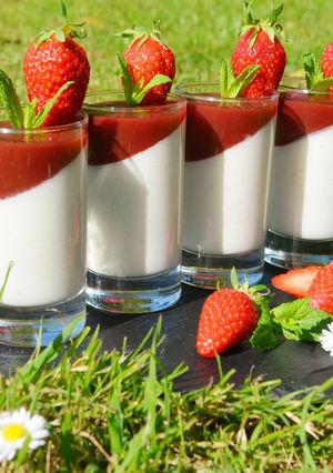 Une photo de Panna Cotta aux Fraises de Plougastel 🍓