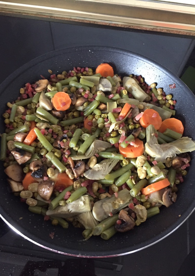 Una foto de Menestra de verduras