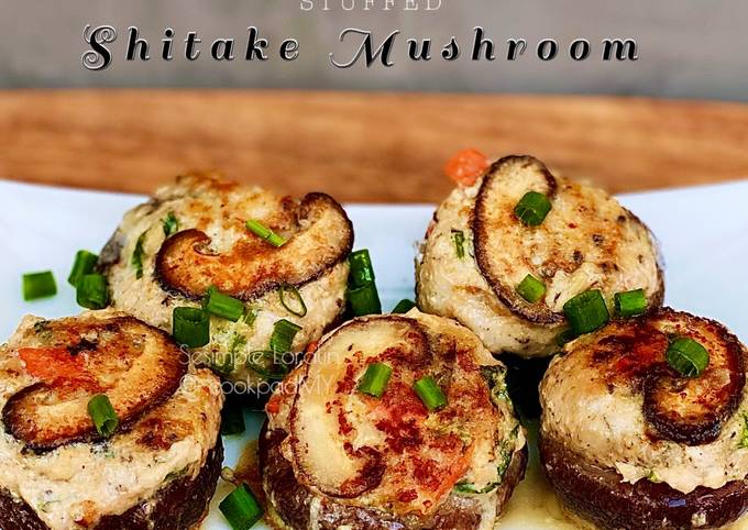 Stuffed Shitake Mushroom