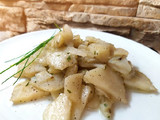 Topinambur con erba cipollina