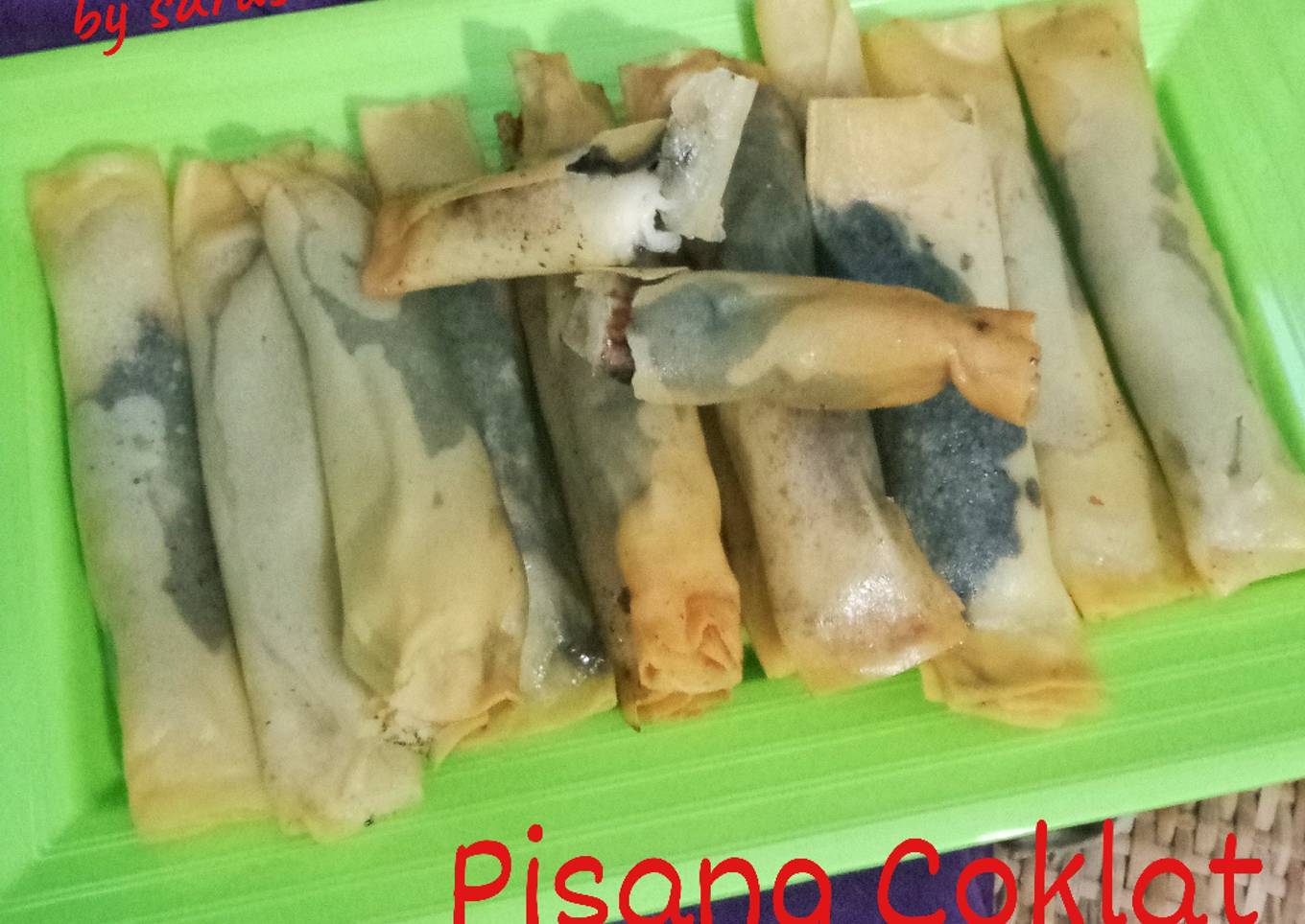 Pisang Coklat Kulit Pangsit