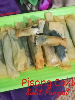 Foto resep Pisang Coklat Kulit Pangsit