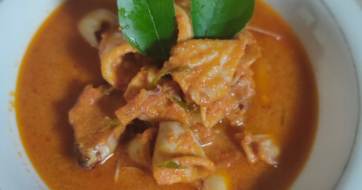 Resep cumi bumbu rendang rumahan enak dan mudah - Cookpad