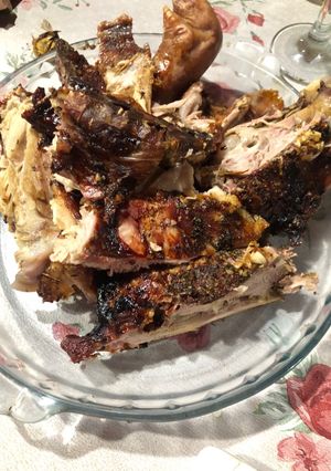 Una foto de Lechón al horno especiado