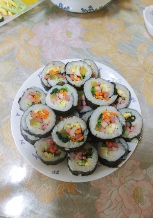 Hình của món Cơm cuộn Hàn Quốc (kimpap) ♥.