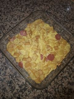 صورة لوصفة غراتان بالبطاطس مقلية
