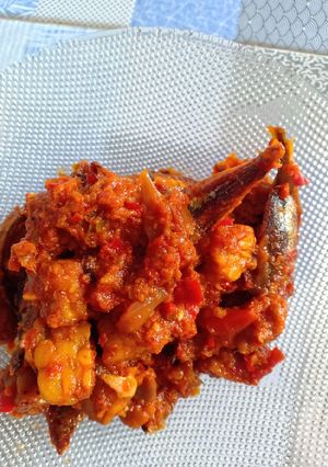 Foto resep Sambal Ikan Asin Tongkol Kecil dan Tempe