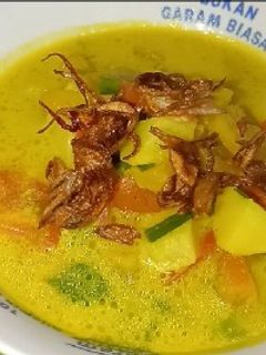 Foto resep Resep Soto Kikil kuah santan