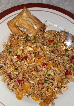Foto resep Nasgor Pelangi