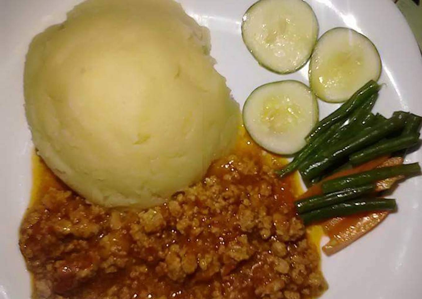 Minced Meat with mashed potatoes