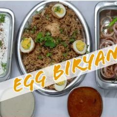 A picture of Egg Biryani.