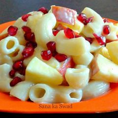 #Breakfast Macaroni fruits salad A picture of #Breakfast Macaroni fruits salad.