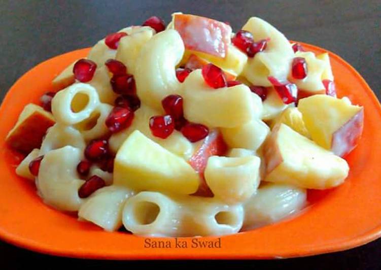 #Breakfast Macaroni fruits salad