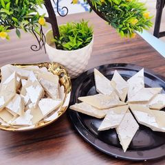 A picture of Peanuts Kaju Katli.