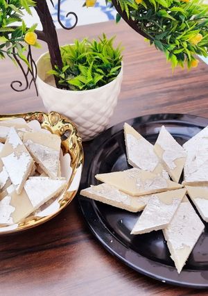 A picture of Peanuts Kaju Katli.