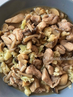 Foto resep Cah Ayam Jamur ala Bakmi G*