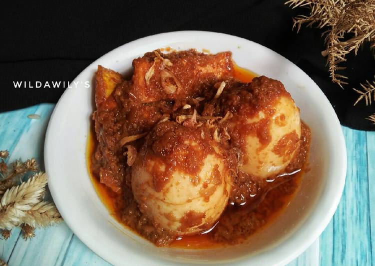 Telur Tahu Bumbu Bali