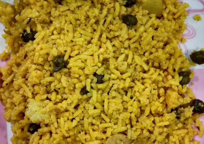 Namkeen rice Recipe by Kinjal - Cookpad