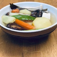 A picture of Kenchinjiru (Shojin Ryori) Japanese Veggie Soup 🌱.