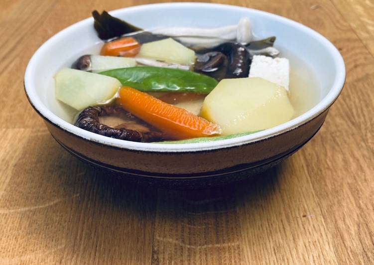 Award-winning Kenchinjiru (Shojin Ryori) Japanese Veggie Soup 🌱