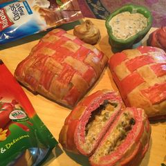 A picture of Corn mayo bun.