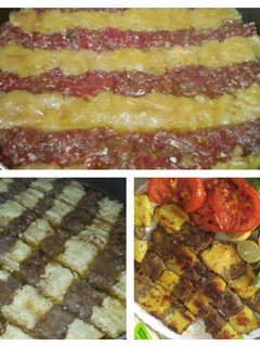 عکسی از دستور کباب ماهی تابه ای دورنگ