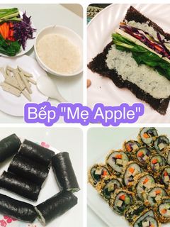 Hình của món Kimbap rau củ chiên.