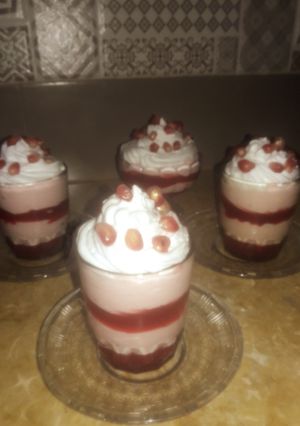 صورة لوصفة تحلية الطبقات بالرمان