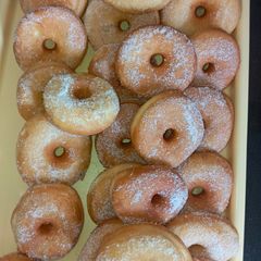Soft sugar donuts A picture of Soft sugar donuts.