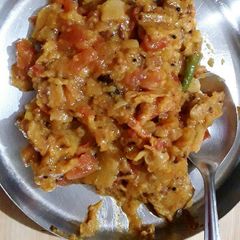A picture of Roti Upma.