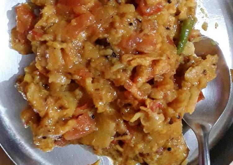 Steps to Make Speedy Roti Upma