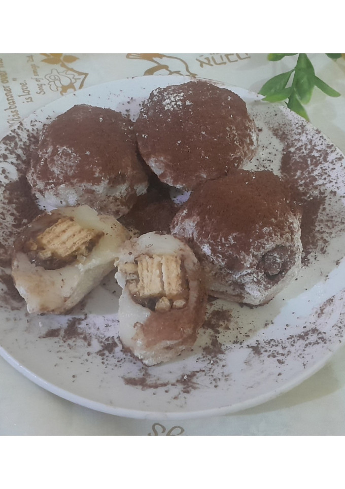 Foto resep Mochi Wafer Caramel (tanpa tepung ketan)