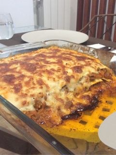 Una foto de Lasaña de carne