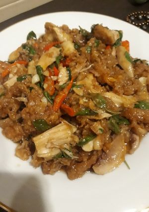 รูปของ ผัดเพาไก่เคเอฟซี