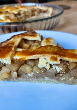 Alma mentő rácsos pite recept fotója