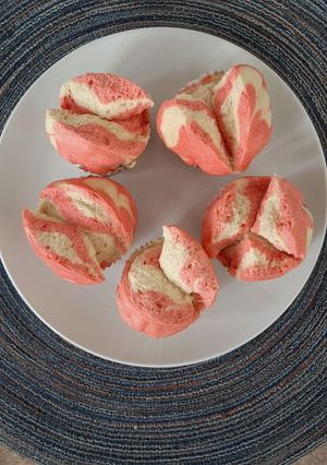 Foto resep Bolu Kukus Merah Putih