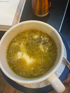 Una foto de Sopa de espárragos trigueros