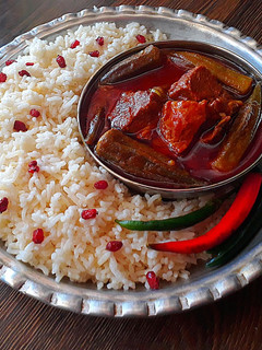 عکسی از دستور خورشت بامیه
