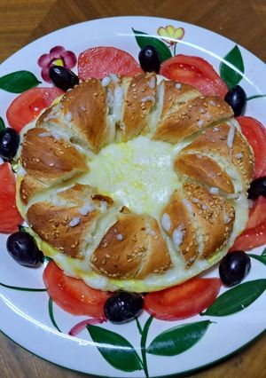 صورة لوصفة بيض بالسميت والجبنة