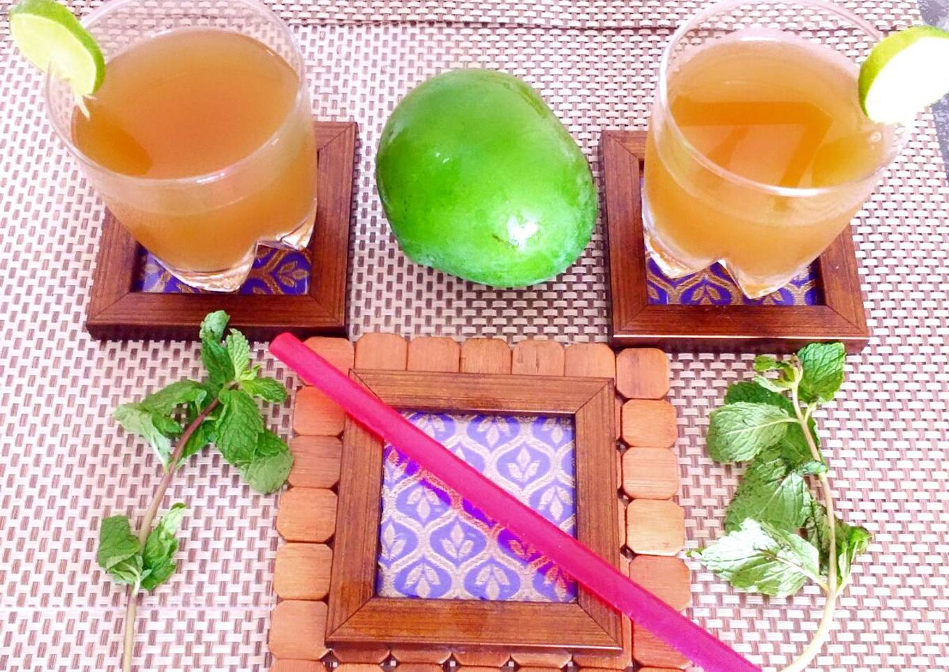 Mango jaggery mocktail