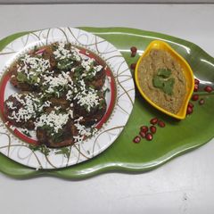A picture of Sabudana appam.