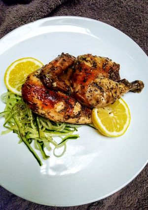Foto resep Rosemary Roasted Chicken with Lemon Butter