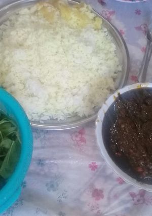 عکسی از دستور قورمه سبزی