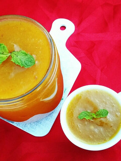A picture of Fresh Apricot Sauce💛🍈.